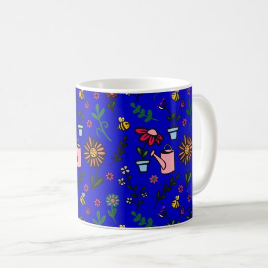 Mug Jardin fleuri (Devant droit)