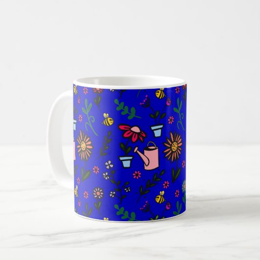 Mug Jardin fleuri (Devant gauche)