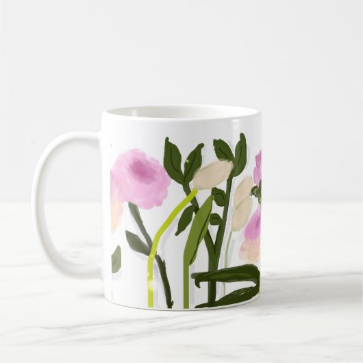 Mug Jardin fleuri (Gauche)