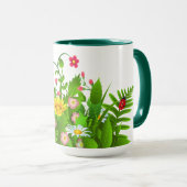 Mug Jardin fleuri (Devant droit)