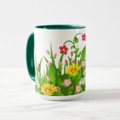 Mug Jardin fleuri (Devant gauche)