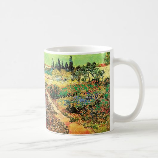 Mug Jardin fleuri avec sentier par Vincent van Gogh (Droite)