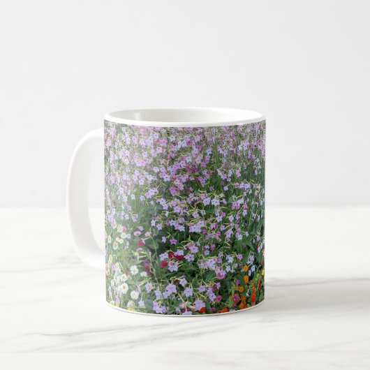 Mug Jardin fleuri coloré (Devant gauche)