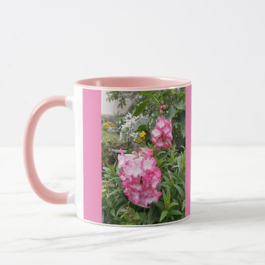 Mug Jardin fleuri de Penstemon Nature d'anniversaire (Gauche)