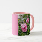 Mug Jardin fleuri de Penstemon Nature d'anniversaire (Devant droit)