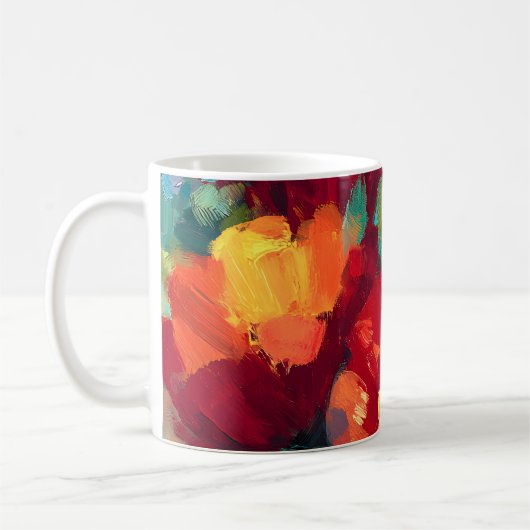 Mug Jardin floral flamboyant (Gauche)