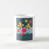 Mug Jardin Floral Rose et abeilles (Centre)