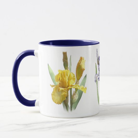 Mug Jardin Flower Iris (Gauche)