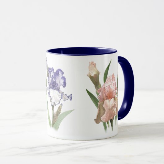 Mug Jardin Flower Iris (Devant droit)