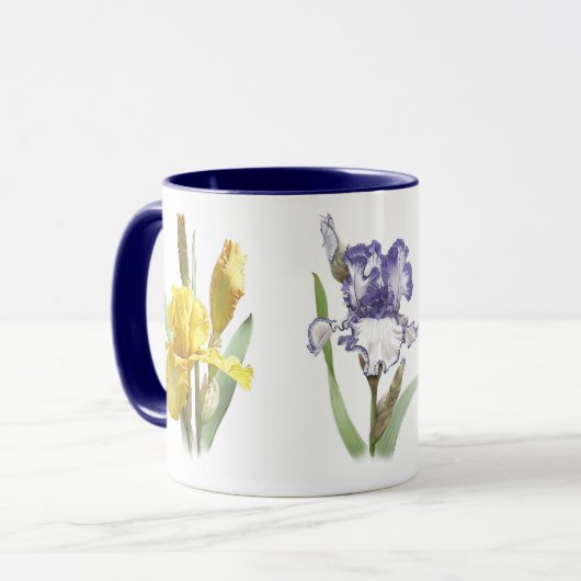 Mug Jardin Flower Iris (Devant gauche)