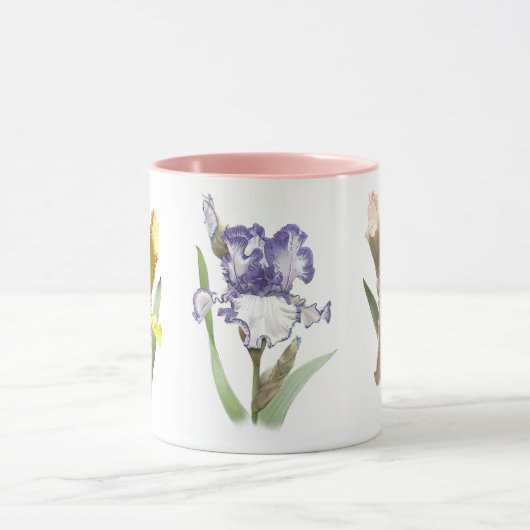 Mug Jardin Flower Iris (Centre)