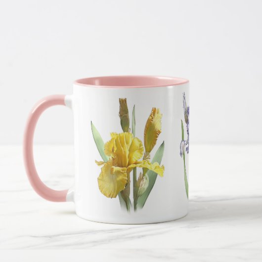 Mug Jardin Flower Iris (Gauche)
