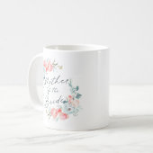Mug Jardin Français Peony Floral Mère de la mariée (Devant gauche)