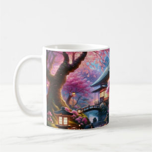 Mug Jardin japonais serein à Twilight Painting