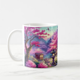 Mug Jardin japonais serein à Twilight Painting