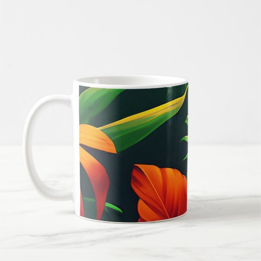 MUG JARDIN NATUREL FEUILLE LÉGER (Gauche)