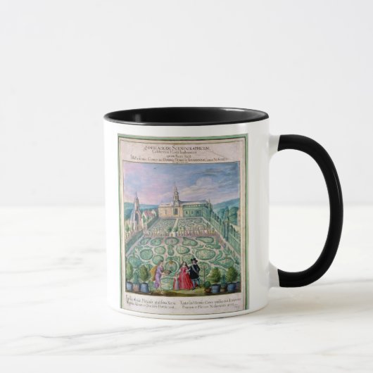 Mug Jardin néerlandais, 1650 (la semaine sur le (Droite)