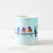 Mug jardin oiseaux clothesline 1 (Centre)