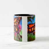 Mug Jardin Papillon 33cl (Blanc/Noir) (Centre)