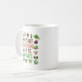 Mug Jardin plante Ce N'Est Pas L'Hébergement Si C'Est  (Devant gauche)