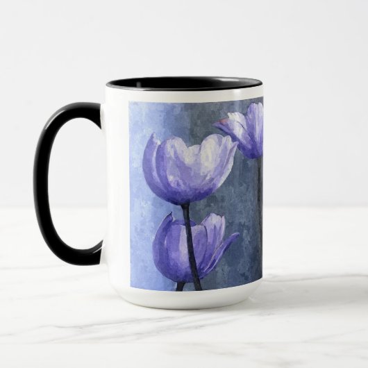 Mug Jardin pourpre de tulipe (Gauche)