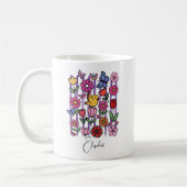 Mug Jardin Printanier Mignon Fleurs Papillons Oise (Gauche)