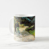 Mug Jardin public avec couple par Vincent van Gogh (Devant gauche)