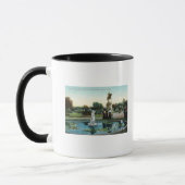 Mug Jardin public de Boston vue de Vénus au bain (Gauche)