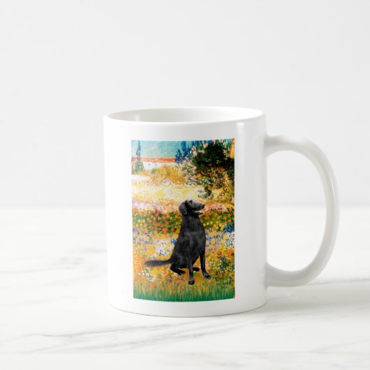 Mug Jardin - Retriever à poil plat (Droite)