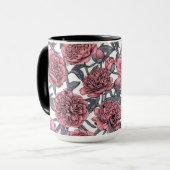 Mug Jardin rose (Devant gauche)