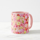Mug Jardin rose (Devant droit)