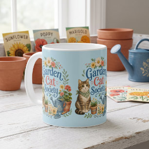 Mug Jardin Société Féline Cottagecore Florales