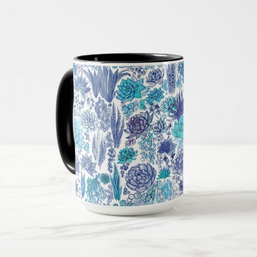 Mug Jardin succulent (Devant gauche)