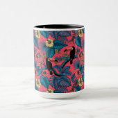 Mug Jardin toucan en rouge et bleu (Centre)