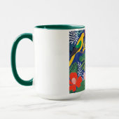 Mug Jardin tropical Expressionnisme moderne Oeuvre d'a (Gauche)