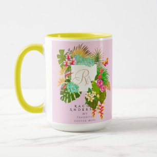 Mug Jardin tropical rose