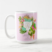 Mug Jardin tropical rose (Gauche)
