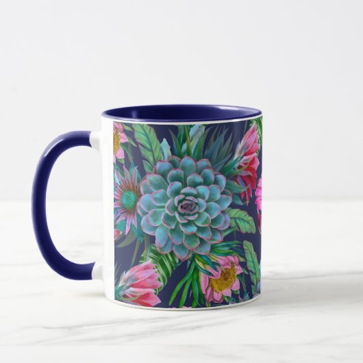 Mug Jardin tropical Succulent (Gauche)