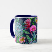 Mug Jardin tropical Succulent (Devant gauche)