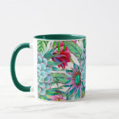 Mug Jardin tropical succulent (Gauche)