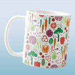 Mug Jardin végétal<br><div class="desc">Un amusant motif d'art végétal. Parfait pour un chef,  cuisinier,  nutritionniste,  jardinier ou fermier. Idéal pour votre cuisine,  restaurant,  café,  restauration ou restauration. Art original de Nic Squirrell.</div>