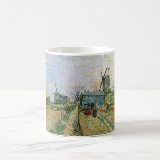 Mug Jardin végétal à Montmartre par Vincent van Gogh (Centre)