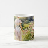 Mug Jardin Vintage Monogramme Aquarelle (Centre)