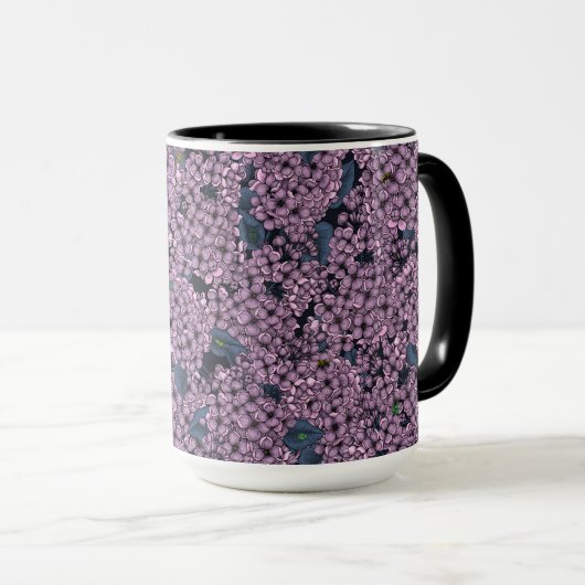 Mug Jardin Violet Lilac (Devant droit)