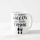 Mug Jardinage Amusant (Devant droit)