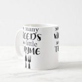 Mug Jardinage Amusant (Devant gauche)