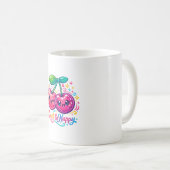 Mug Jardinage Cerises Kawaii Mignon (Devant droit)