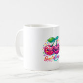 Mug Jardinage Cerises Kawaii Mignon (Devant gauche)