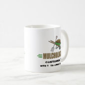 Mug Jardinage drôle (Devant droit)