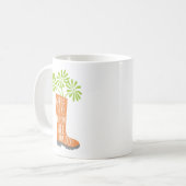 Mug Jardinage drôle disant toute la saleté (Devant gauche)